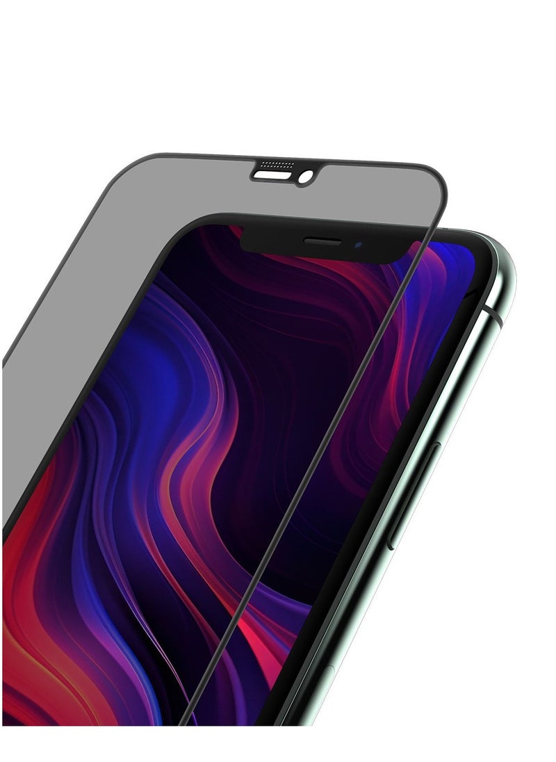 Moxedo Moxedo Ultra Shield Tempered Glass Screen Protector Privacy 9H Hardness Full Coverage Anti-Spy Protection with Auto-Align Easy Applicator for iPhone 11 Pro Max 6.5 inch  - Image 1