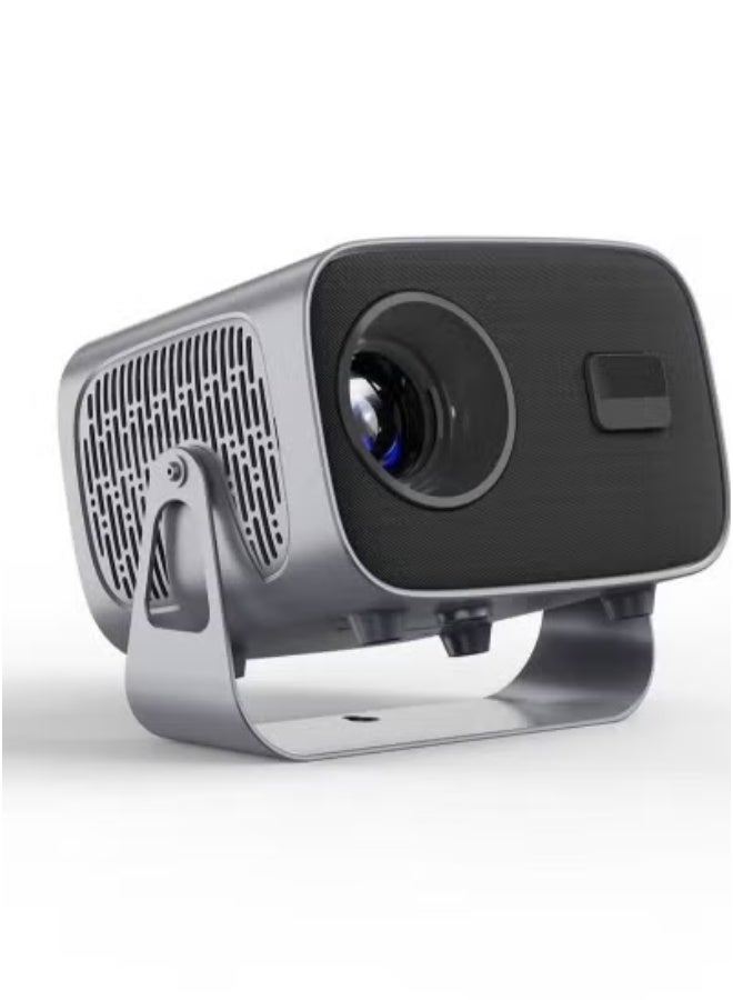 JAJEEK Android Smart 4K LED Projector with Bluetooth 5.2, Dual-Band 5G WiFi, Electric Auto Focus, Wireless 360° Rotation, Screen Mirroring, Home Theater Projector for iPhone, Android, Laptop, Gaming, Office Use, and Smart TV Apps  - Image 1