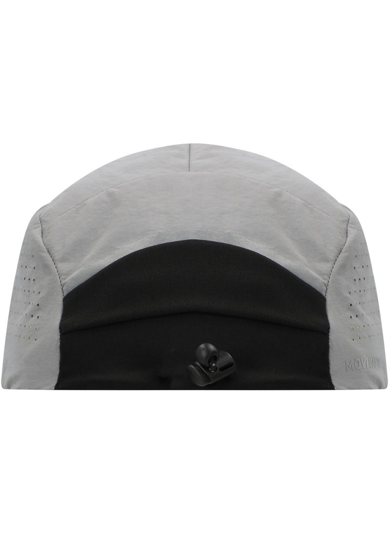 Demix Demix Grey Five-Bladed Baseball Cap, One Size, Stylish with Bright Inserts, Sun Protection for Outdoor Jogging  - Image 3