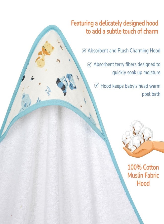 TIDY SLEEP Terry Baby Bath Towel - Ultra Soft, Highly Absorbent & Gentle on Delicate Skin Mom & Me - Image 3