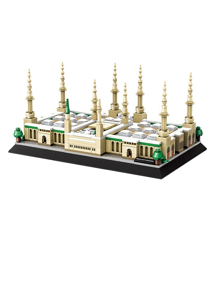 wange 【Medina Landmark Blocks】Prophet’s Mosque Model – 594Pcs | Ideal for Faith Display & Cultural Learning - Image 1