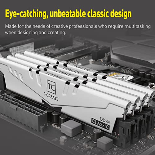 TEAMGROUP T-Create Classic 10L DDR4 32GB Kit (2 x 16GB) 3200MHz (PC4 25600) CL22 Desktop Memory Module Ram - TTCCD432G3200HC22DC01 - Image 2