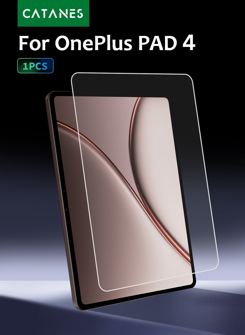 CATANES Screen Protector for OnePlus Pad 4 (13.2 Inch, 2026 Release), 9H Hardness Tempered Glass, Ultra-HD Clarity & Anti-Fingerprint Coating, Scratch Resistant & Case Friendly Screen Guard - Image 1