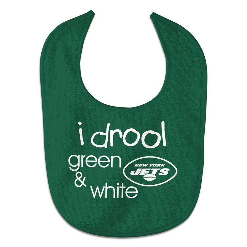 WinCraft NFL New York Jets WCRA1960814 All Pro Baby Bib - Image 3