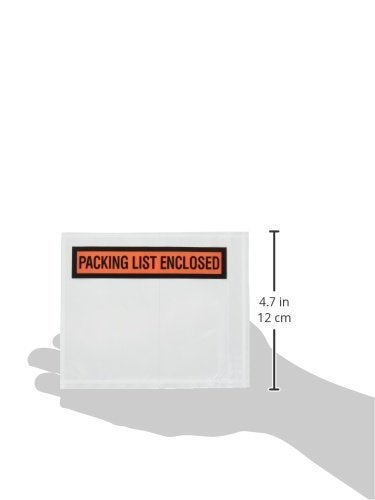Sales4Less Packing List Envelopes 4.5"x5.5" Pouches Invoice Enclosed Adhesive Bags Pack of 1000, clear PL_1000PK - Image 3