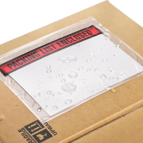 Sales4Less Packing List Envelopes 4.5"x5.5" Pouches Invoice Enclosed Adhesive Bags Pack of 1000, clear PL_1000PK - Image 5