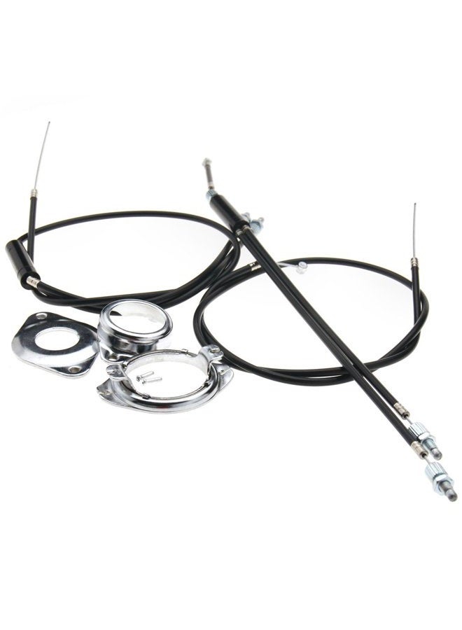 SING F LTD Full Kit BMX Gyro Brake Cables Front Rear (Upper + Lower) with Spinner Rotor - Image 1