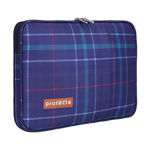Protecta Phoenix Waterproof 14 Inch Laptop Sleeve Hand Bag Cover for Men & Women Ideal for Office & College, with Soft Plush Interiors - (Plaid Print) - Image 2