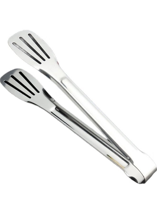BAIJIE 304 Multifunctional Food Tongs, Cake Tongs, Steak Tongs, Barbecue Bread Tongs, Kitchen Baking Tongs, Meat Tongs - Image 1