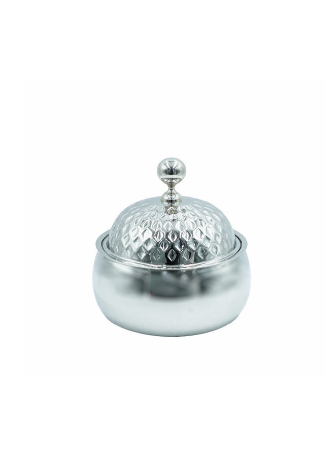 SIDDIQ ZL0813554  Zolten SS Diamond Hotpot With Silver Knob 4L 