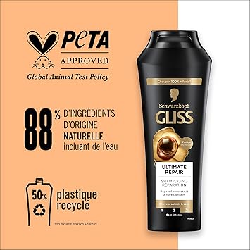 Gliss شامبو شوارزكوف غليس لإصلاح الشعر النهائي 250 مل - Image 5