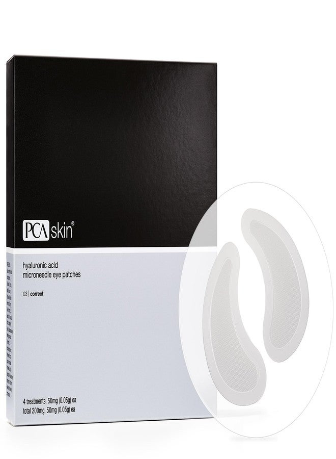 PCA SKIN Hyaluronic Acid Microneedle Under Eye Patches, 4 Pack