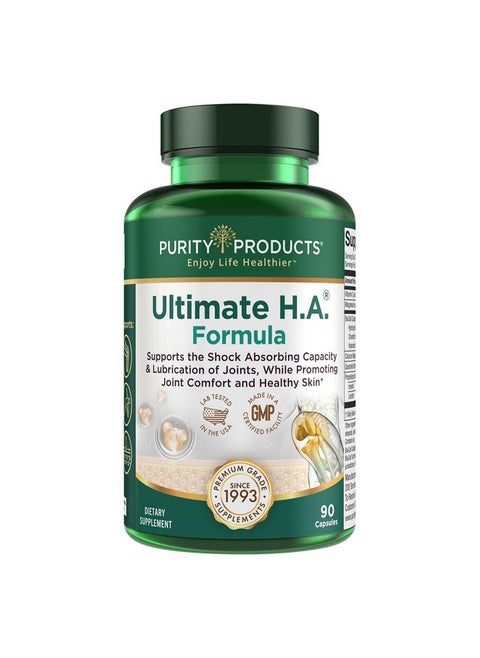 Purity Products Ultimate H.A. Formula - Clinically Studied BioCell Collagen - Dynamic Hyaluronic Acid Support for The Joints and Skin - 90 Count - from