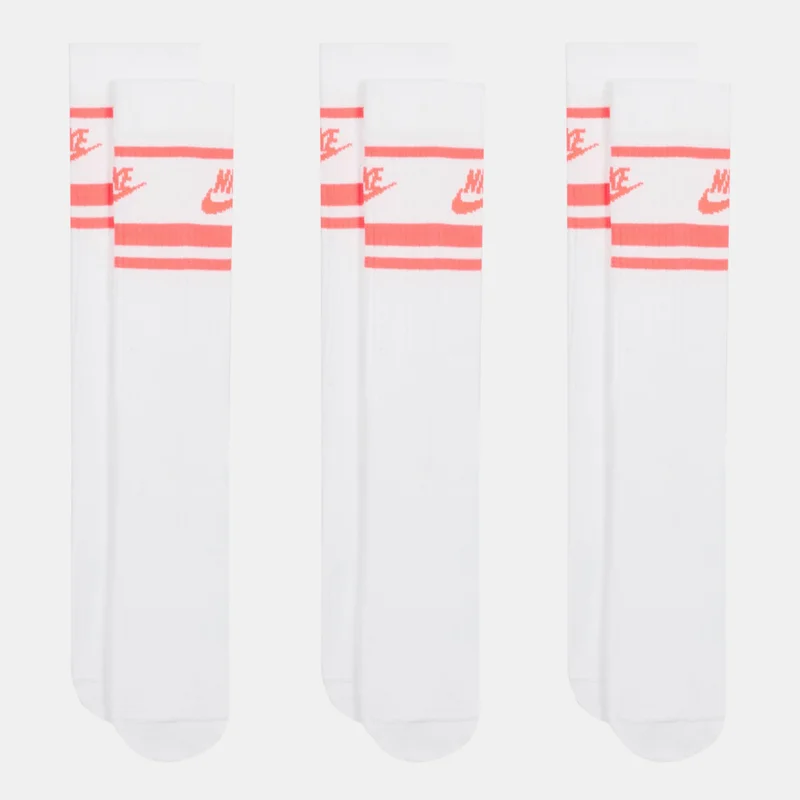Nike White Sportswear Everyday Essential Socks  | Best Price UAE