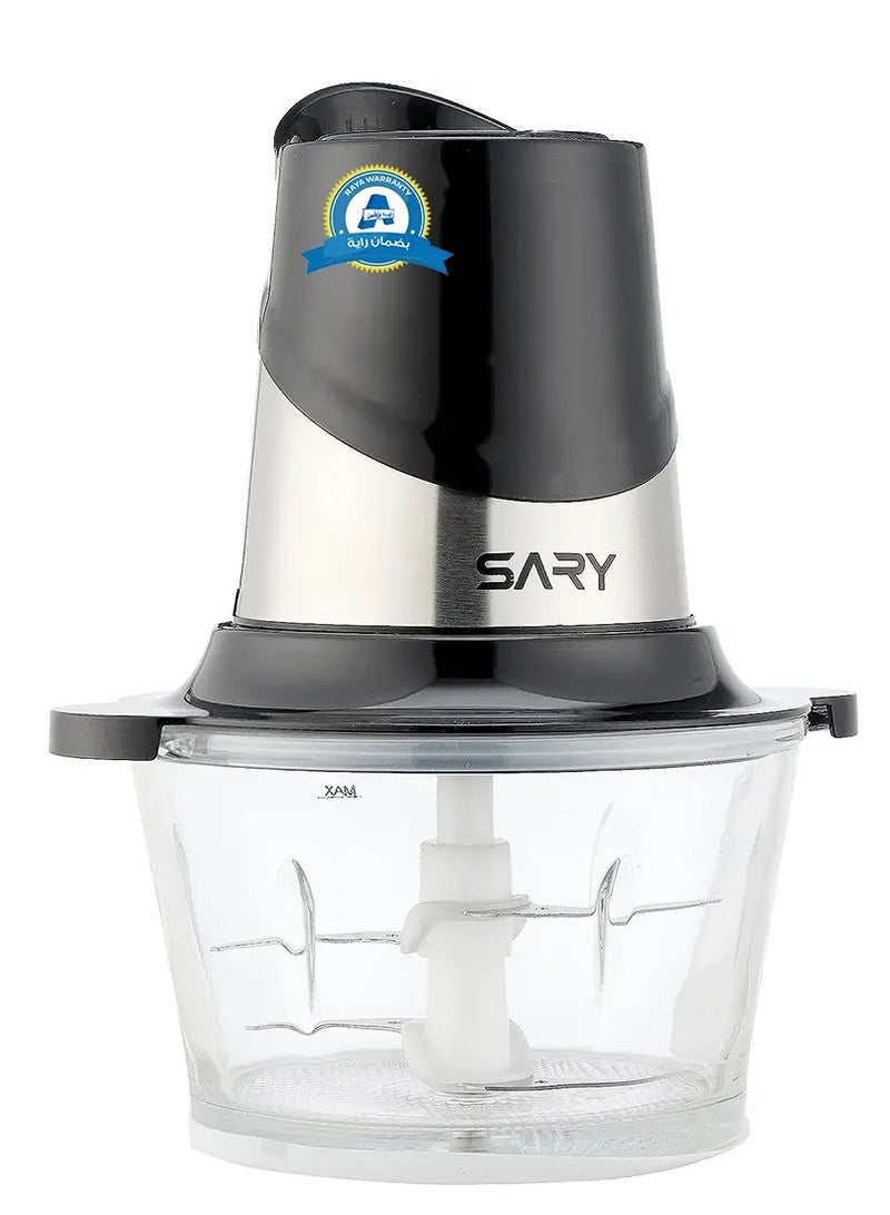 Sary Chopper, 700 Watt, 1 Liter, Black, SRT-CHBK31003 (With Raya Warranty)