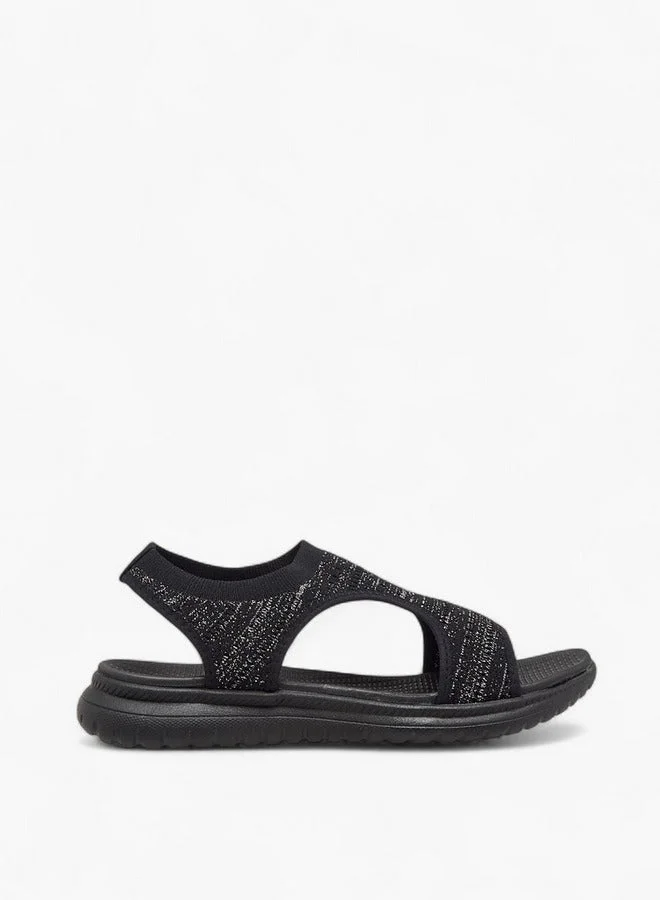 Women's Textured Comfort Sandals with Backstrap