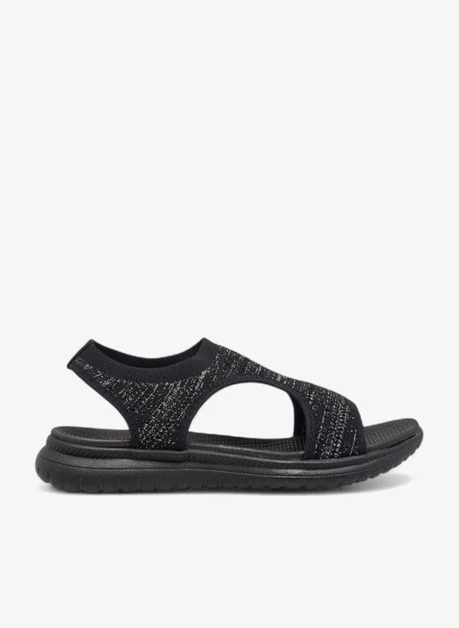 Women's Textured Comfort Sandals with Backstrap