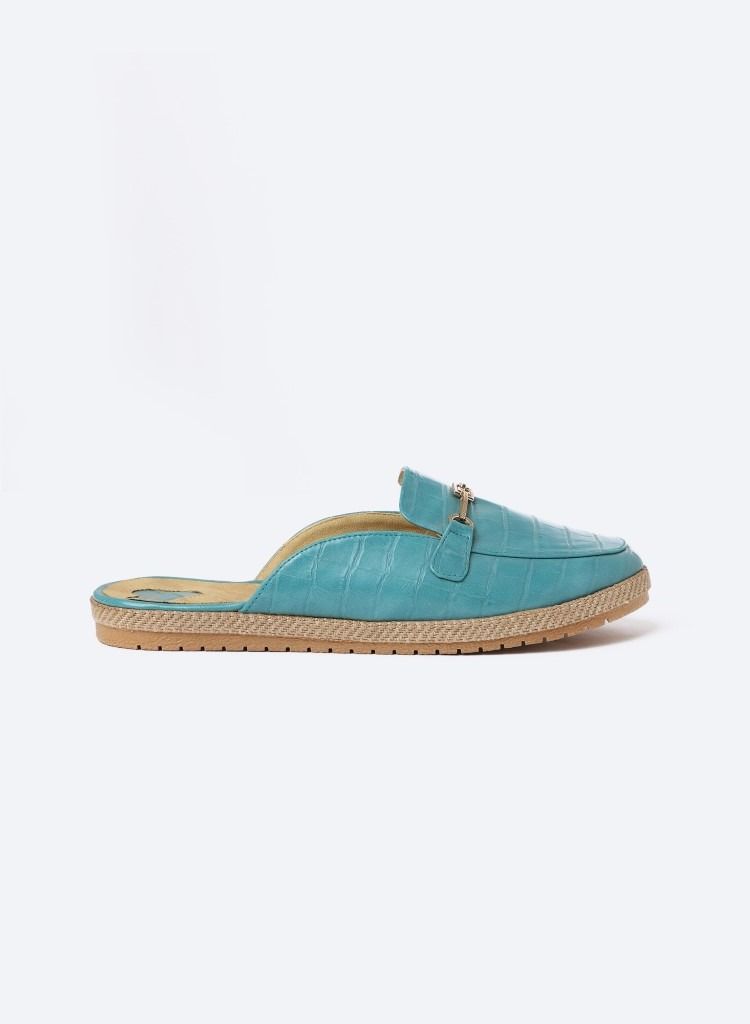 زهوة Slipper Circled Crocodile Accessories Leather Flat  - Image 4