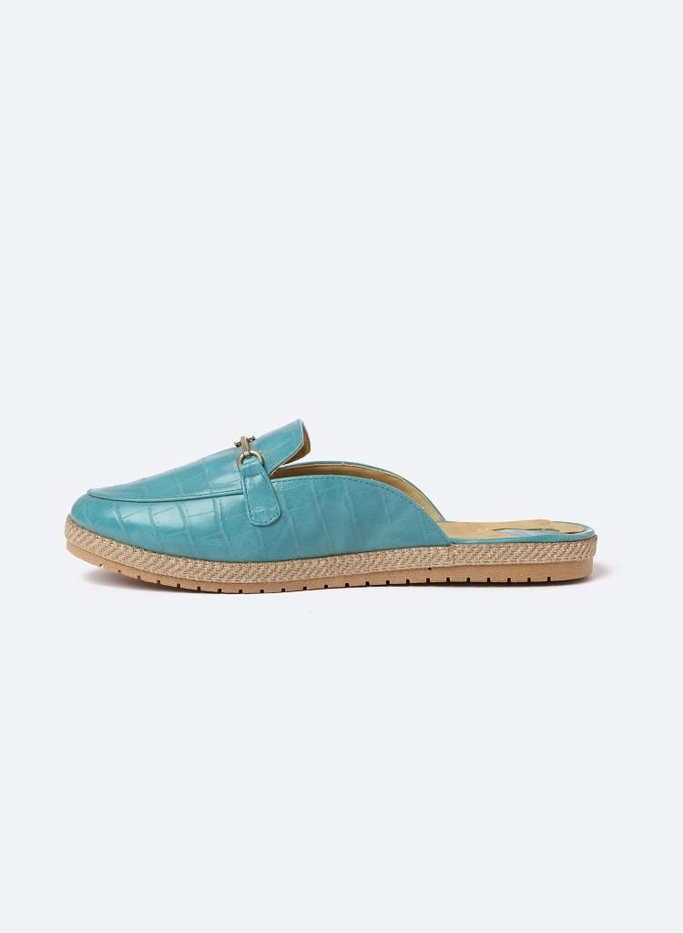 زهوة Slipper Circled Crocodile Accessories Leather Flat  - Image 3