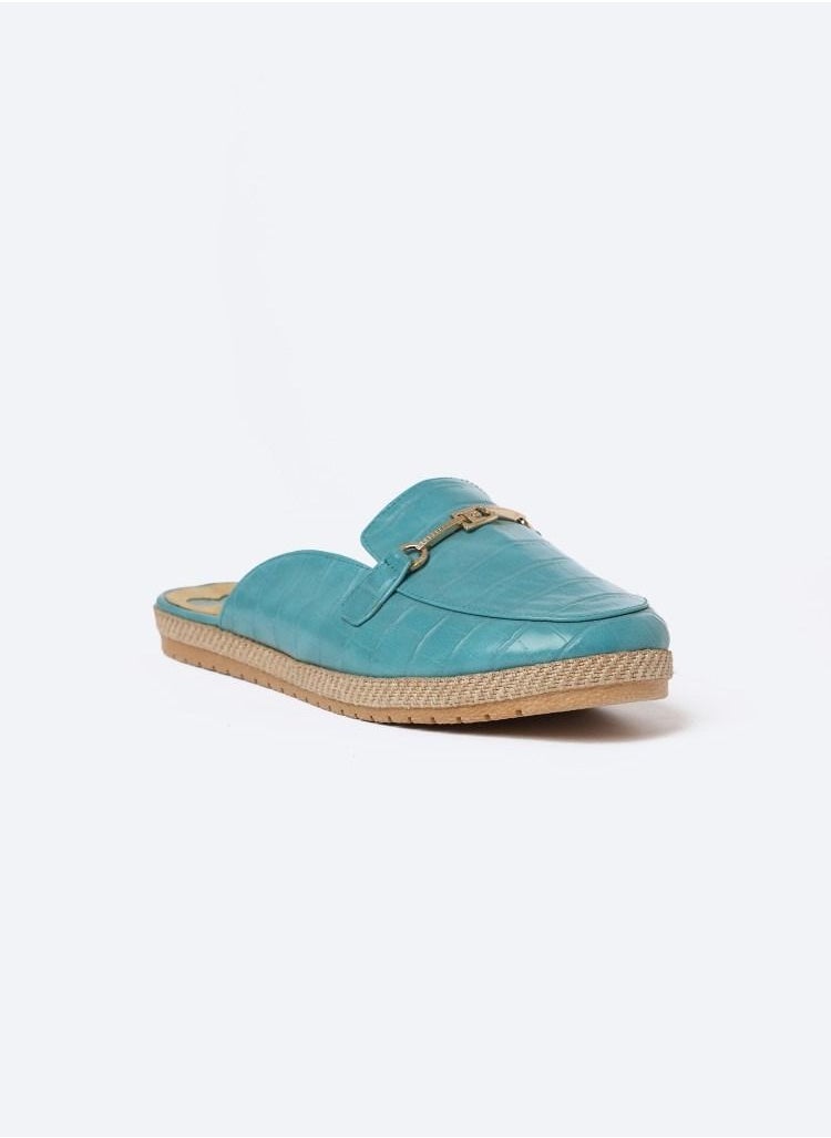 زهوة Slipper Circled Crocodile Accessories Leather Flat  - Image 1