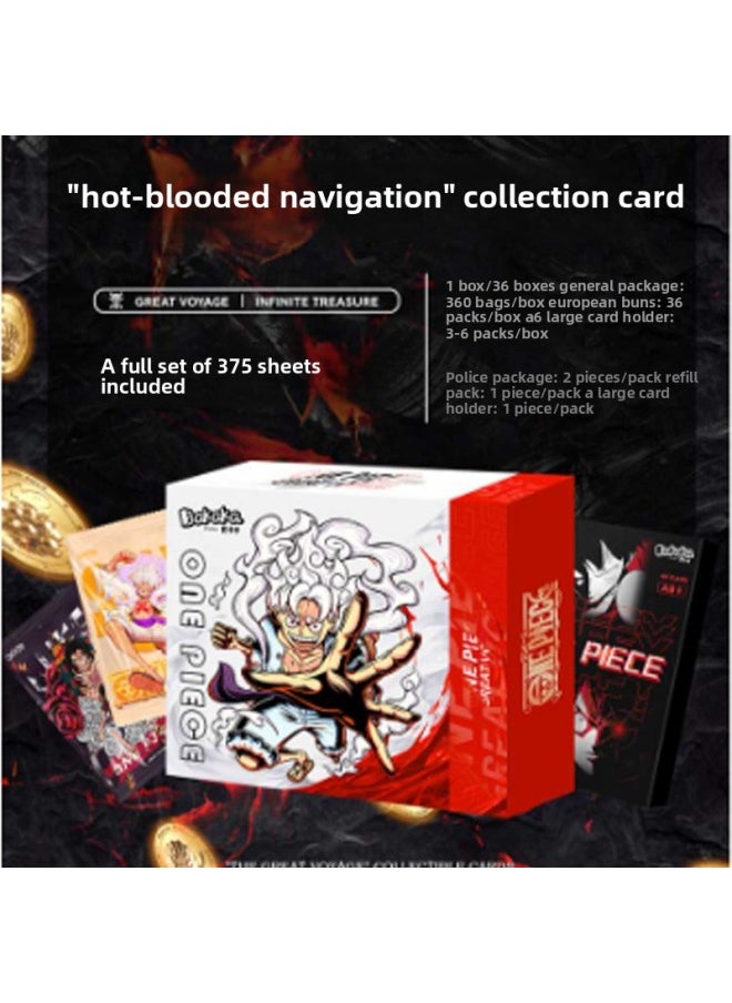 Bachaka One Piece Strong Attack Shocking Listed A Variety Of Fun Playing Cards Blind Box Unpacking Animation Peripherals-Color:Dongmanhe One Piece Comes In A Box Of 12 Packs, Two Sheets In A Pack