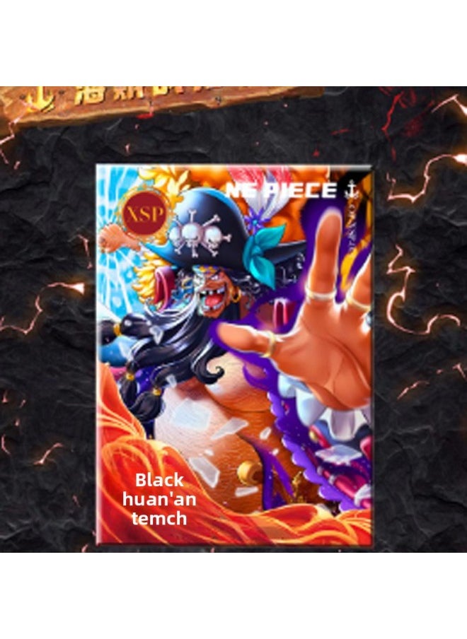 Bachaka One Piece Strong Attack Shocking Listed A Variety Of Fun Playing Cards Blind Box Unpacking Animation Peripherals-Color:Dongmanhe One Piece Comes In A Box Of 12 Packs, Two Sheets In A Pack