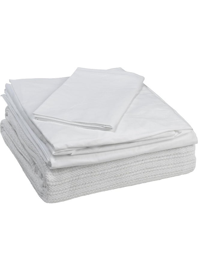Drive Medical Drive Medical 15030HBC Hospital Bed Bedding in A Box, White  - Image 2
