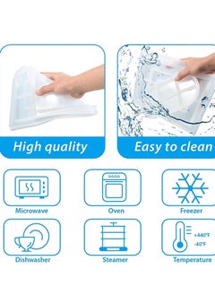 KASTWAVE Silicone Tray, Resin Mold Large Rectangle Rolling Tray Mold Oval Epoxy Casting Coaster Mold Resin Board Mold Jewelry Holder Mold Fruit Snack Plate Tray Mold with Edge for Home Decor 2 Pcs  - Image 5