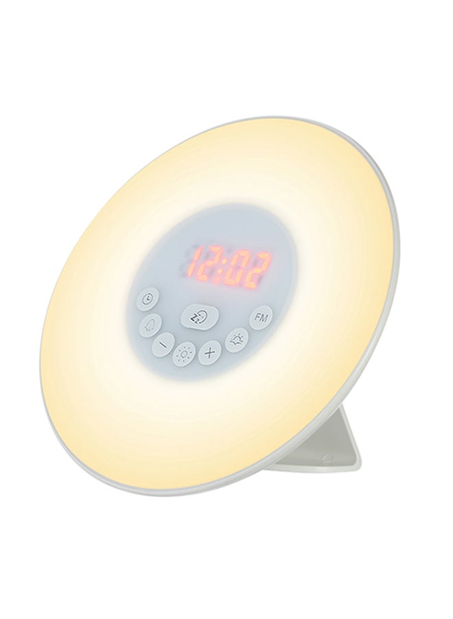 إسكدنيا ساعة رقمية بخاصية محاكاة شروق الشمس مزودة براديو Fm متعدد الألوان - Image 1