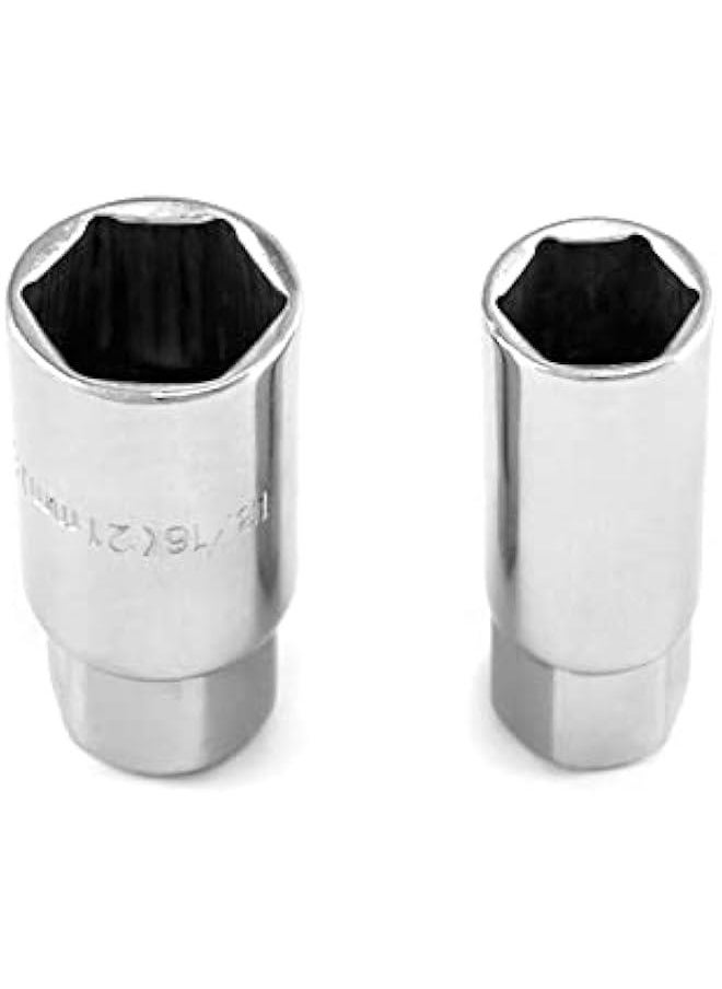Arabest Spark Plug Socket Wrench, Universal,T-handle, 6mm (5/8) & 21mm (13/16) Remover Installer  - Image 5