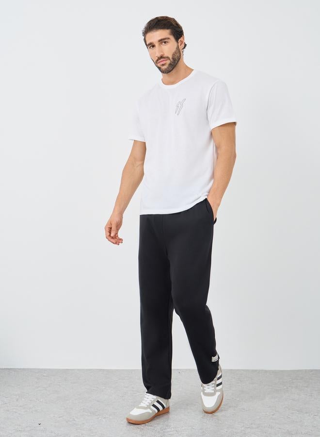 Styli Slogan Print Round Neck Oversized T-Shirt - Image 3