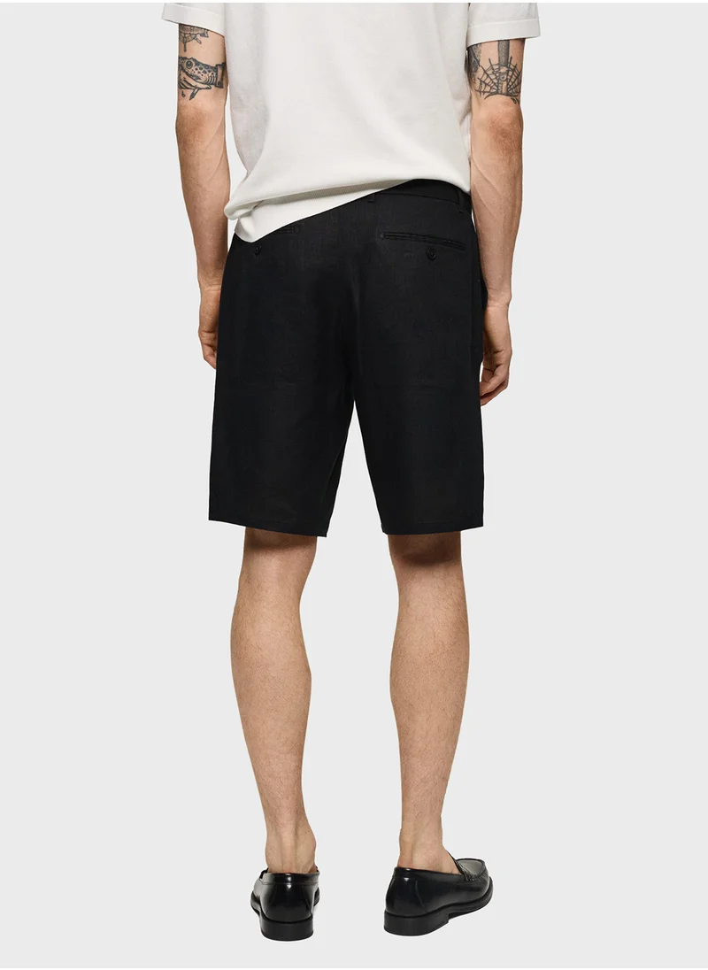 Mango Man Essential Denim Shorts