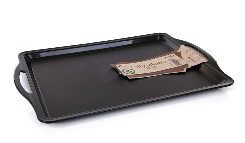 Mintra Home Durable Serving Tray 1pk Black