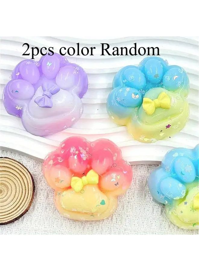Sea Salt Butterfly Cat Paw Squishy Toys Perfect For Party Favors And Family Fun - Image 2