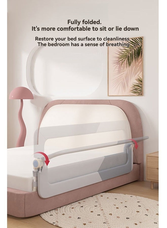 بيوينتي سكك حديد سرير الطفل الحرس - سكك حديد سرير الطفل الصغير القابلة للطي, سكك حديد سرير الأطفال وحراس السكك الحديدية,سكك حديدية حامية السرير السياج السلامة, سكك حديدية حراس السرير القابلة للتعديل للارتفاعات للملكة الملكة - Image 3