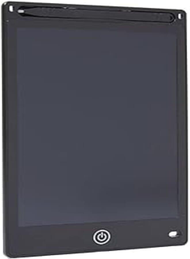 Lcd Writing and Drawing Tablet With Pen For Kids - Black 