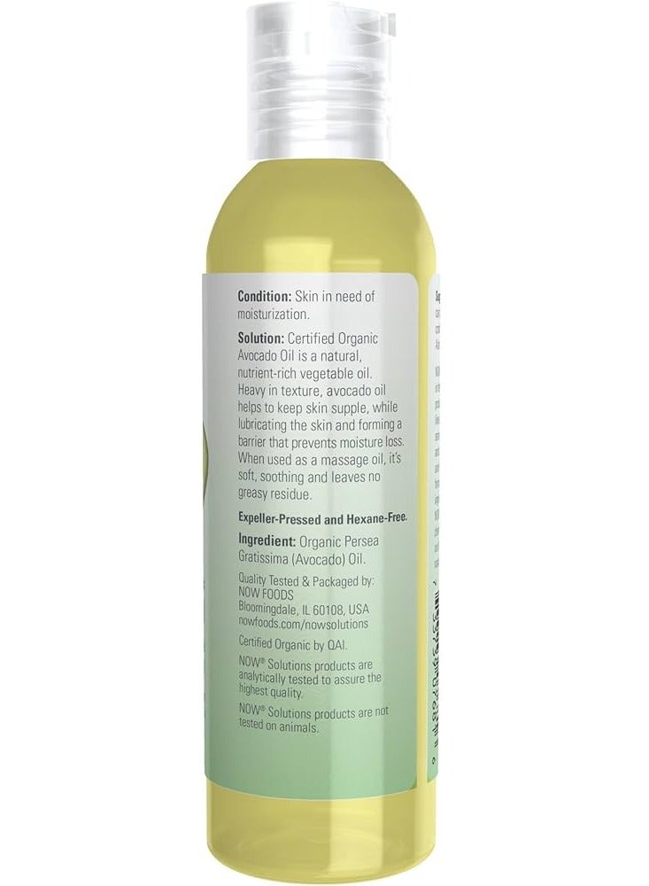 ناو زيت الأفوكادو المرطب العضوي النقي 100%، 118 مل - Image 2