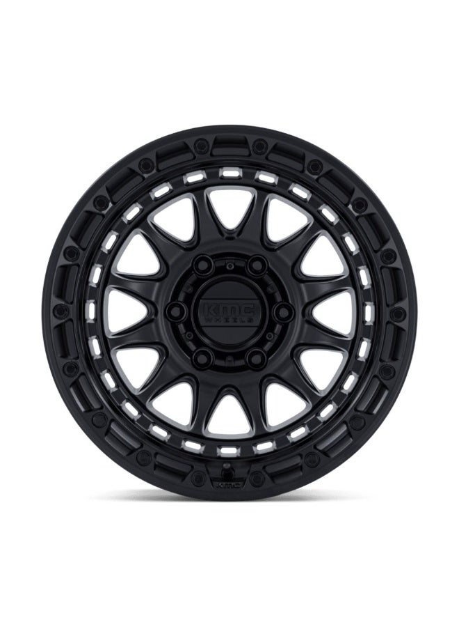 كي ام سي KM556 كروكس 17×8.5 6×139.7 إزاحة 0 مركز 106.1 ملم أسود مطفي - Image 3