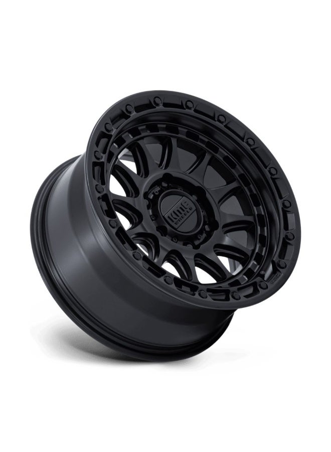 كي ام سي KM556 كروكس 17×8.5 6×139.7 إزاحة 0 مركز 106.1 ملم أسود مطفي - Image 2