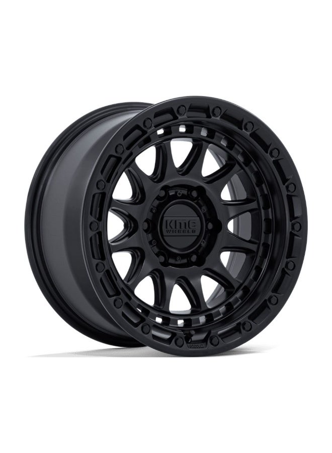 كي ام سي KM556 كروكس 17×8.5 6×139.7 إزاحة 0 مركز 106.1 ملم أسود مطفي - Image 1