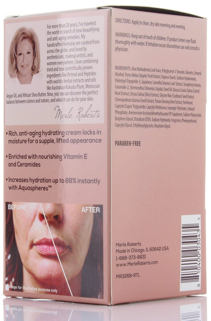 Merle Roberts Day and Night Face Cream with Collagen. Anti-Aging face cream for Wrinkles, Fine Lines, Uneven Skin Tone, and Dry Skin. 1 fl oz (1 Fl Oz (Pack of 1)) - Image 3