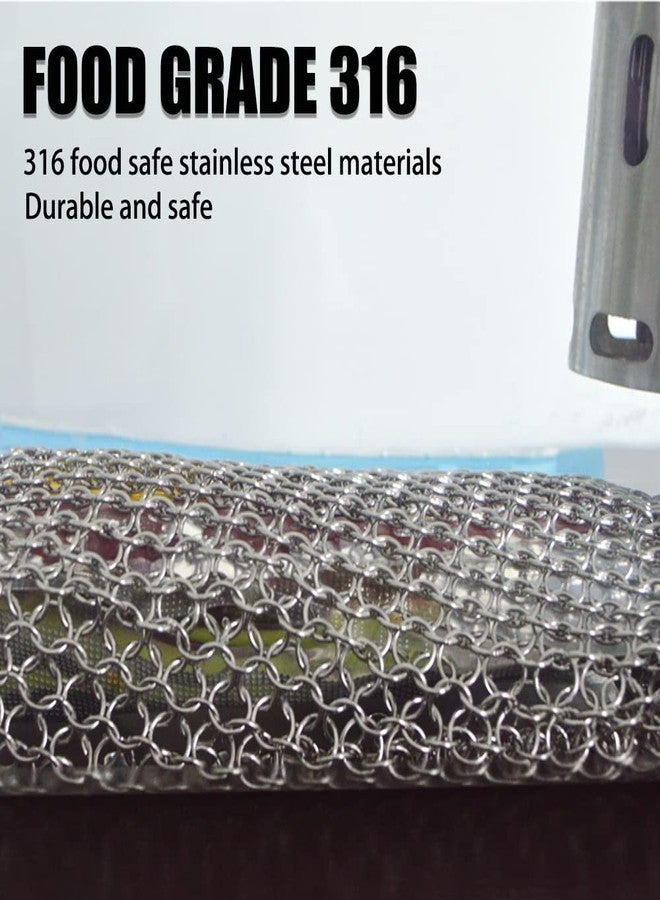 daarcin Sous Vide Weights 1LB,Food Grade 316 Stainless Steel Sinker Weight Net for Sous Vide Cooking,Reusable Sous Vide Cooking Accessory, Keep Food Submerged with 4pcs S Hooks - Image 4