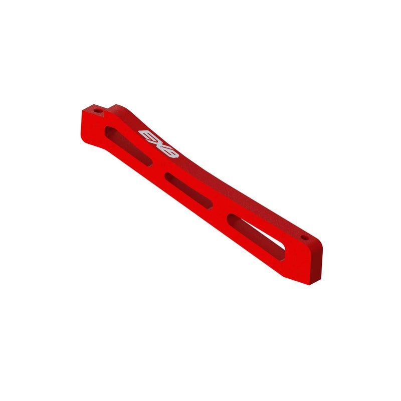 ARRMA Front Center Aluminum Chassis Brace 98mm Red EXB ARA320564