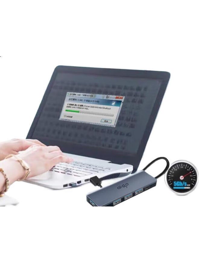 aigo Usb 3.0 Interface Converter Hub Adapter Notebook Expansion Dock Usb Extension Cable Usb Expansion Dock B01-1.5M - Image 2