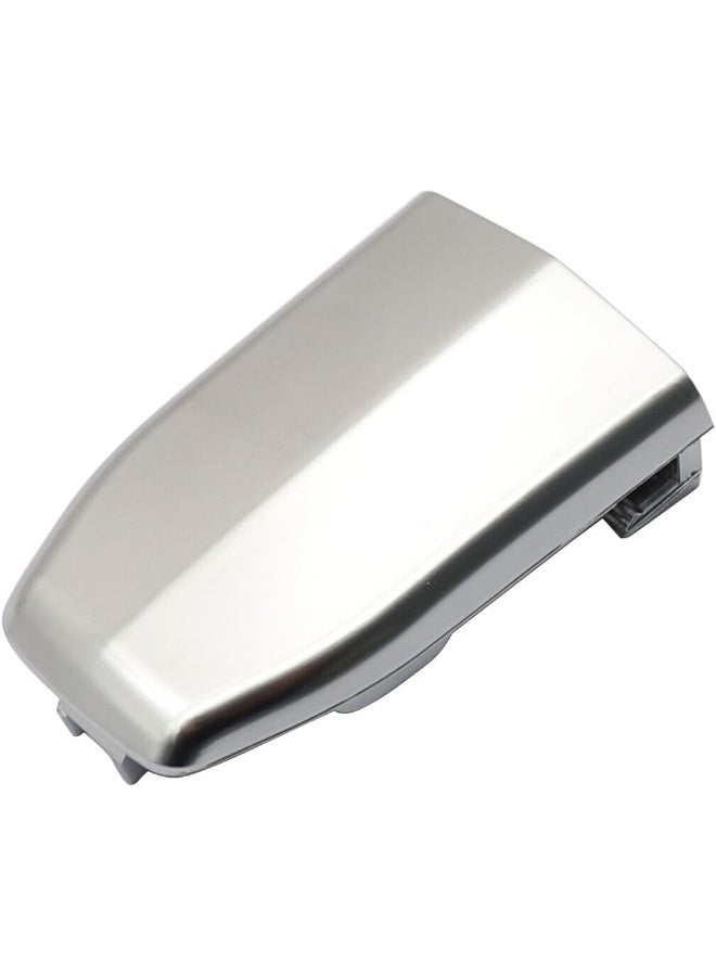 TKMD Front Door Handle Lock Cylinder Cover Fits for 2015-2018 Cadillac Escalade Silver 1 Pcs - Image 1