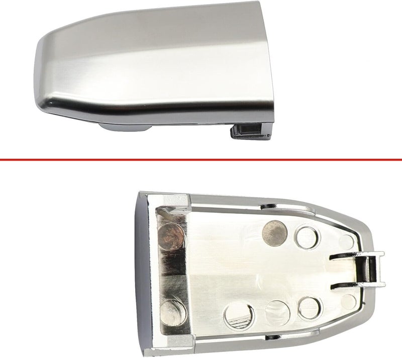 TKMD Front Door Handle Lock Cylinder Cover Fits for 2015-2018 Cadillac Escalade Silver 1 Pcs - Image 5