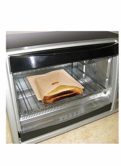 KASTWAVE Non Stick Toaster Bags, Reusable Snack Sandwiches Toaster Bags for Microwave Oven Toaster Grill and Griddle (Heat Resistant) 10 Pack  - Image 5