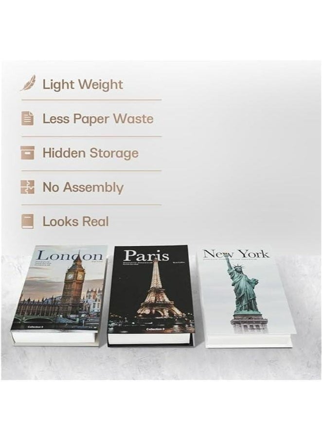 Bukela Coffee Table Decorative Books For Home Decor, Fake Books For Decoration, Aesthetic Bookshelf Decor for Living Room Office Bedroom, 3 Piece - Image 5