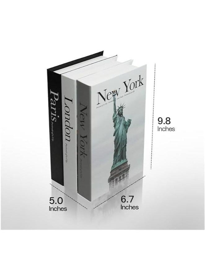 Bukela Coffee Table Decorative Books For Home Decor, Fake Books For Decoration, Aesthetic Bookshelf Decor for Living Room Office Bedroom, 3 Piece - Image 2