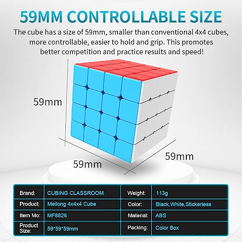 HELLOCUBE Moyu Meilong 4x4 Speed Cube Stickerless Puzzle Magic Cube 4x4x4 - Image 3
